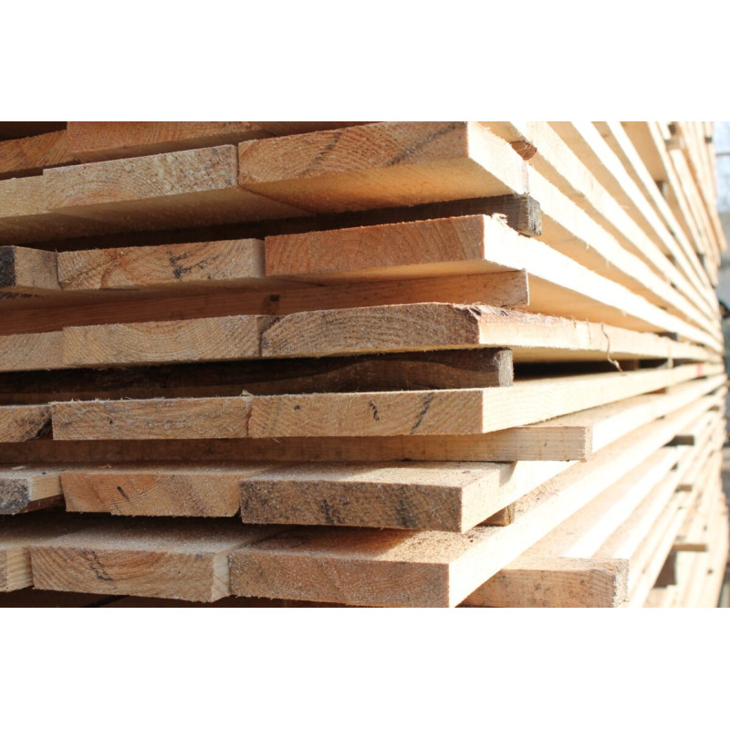 Дошка обрізна сосна 25*150*4500 мм