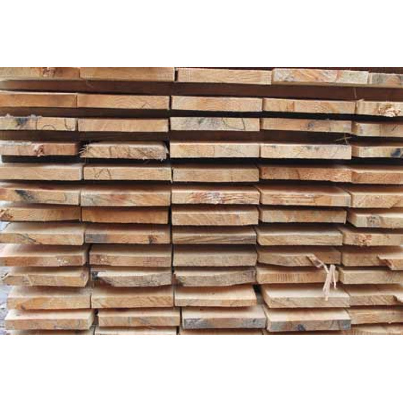 Дошка обрізна сосна 25*200*4000 мм