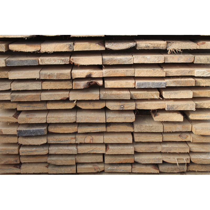 Дошка обрізна сосна 25*120*6000 мм