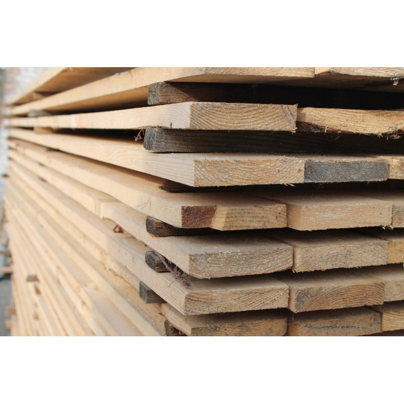 Дошка обрізна сосна 25*120*6000 мм