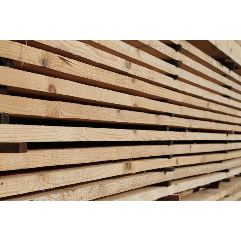 Дошка обрізна сосна 40*200*4000 мм