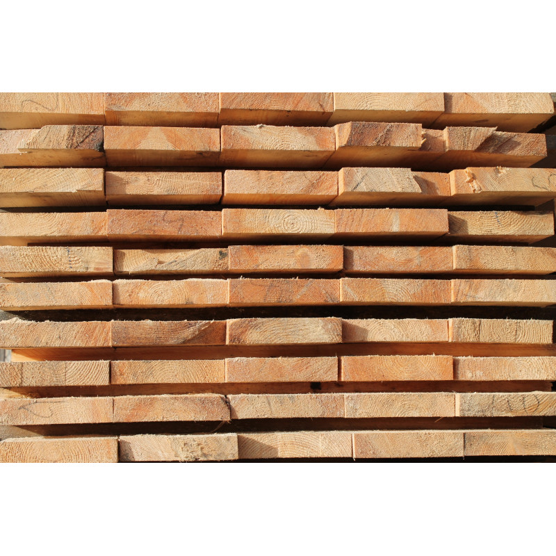 Дошка обрізна сосна 40*200*4000 мм