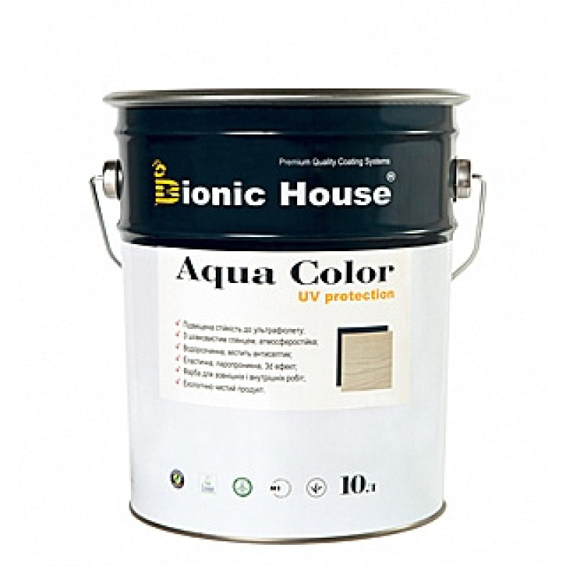 Сонцезахисна фарба для дерева Aqua Color «UV protect» - Bionic House 1л.